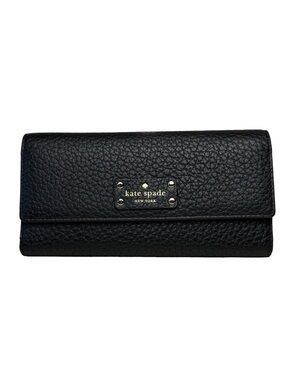 Kate Spade Bay Street Sandra Pebbled Leather Trifold Wallet NWOT